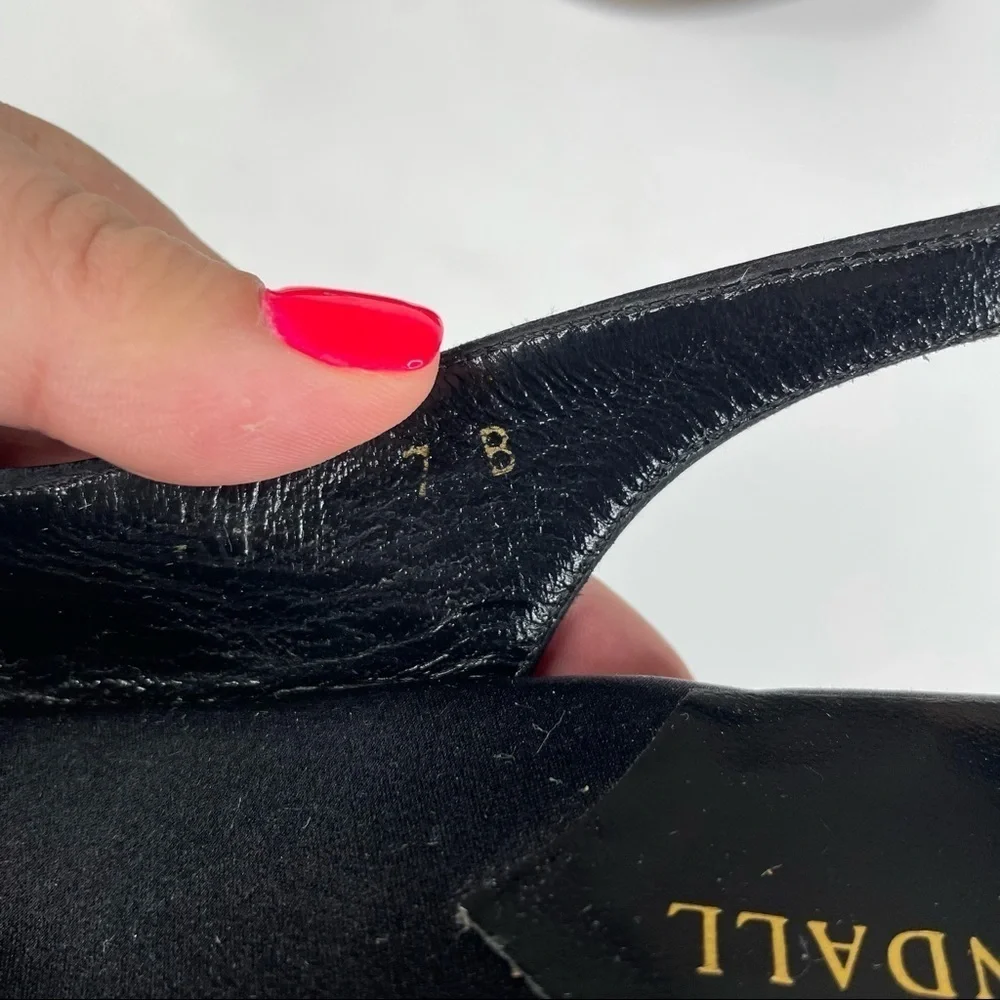 Loeffler Randall Slingback‎ Wood Heels Size 7